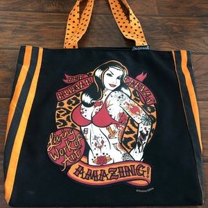 Sourpuss Clothing Large Canvas Tote Bag